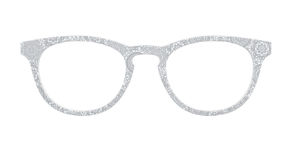 The Pale Gray Medallion Lace
