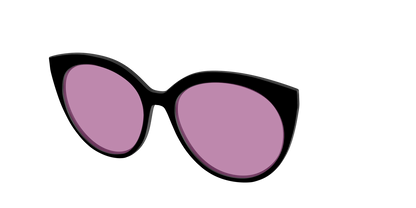 The Black with Pink Racquet Sport Lens