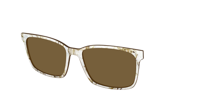 The Polarized Ivory Sand Pearl Shell Sun Top