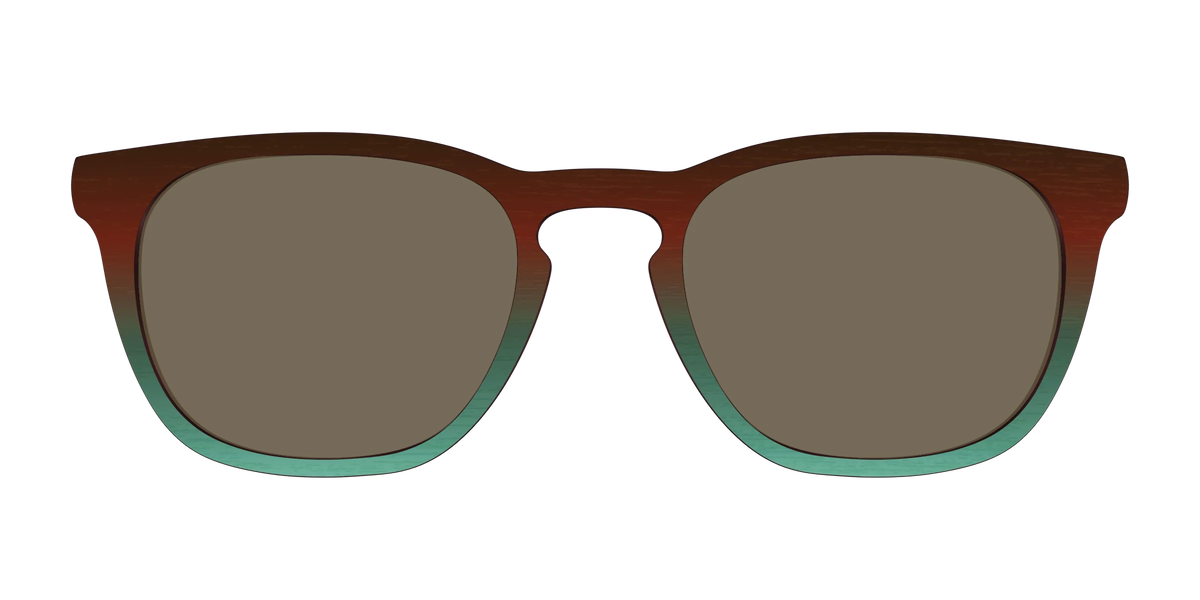 The Polarized Mahogany to Juniper Woodgrain Sun Top