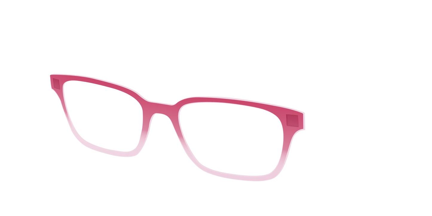 The Flamingo to Blush Gradient Crystal