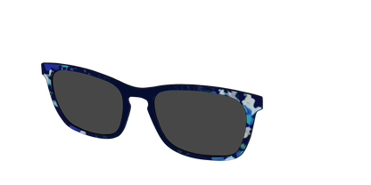 The Polarized Indigo Tortoise Sun Top