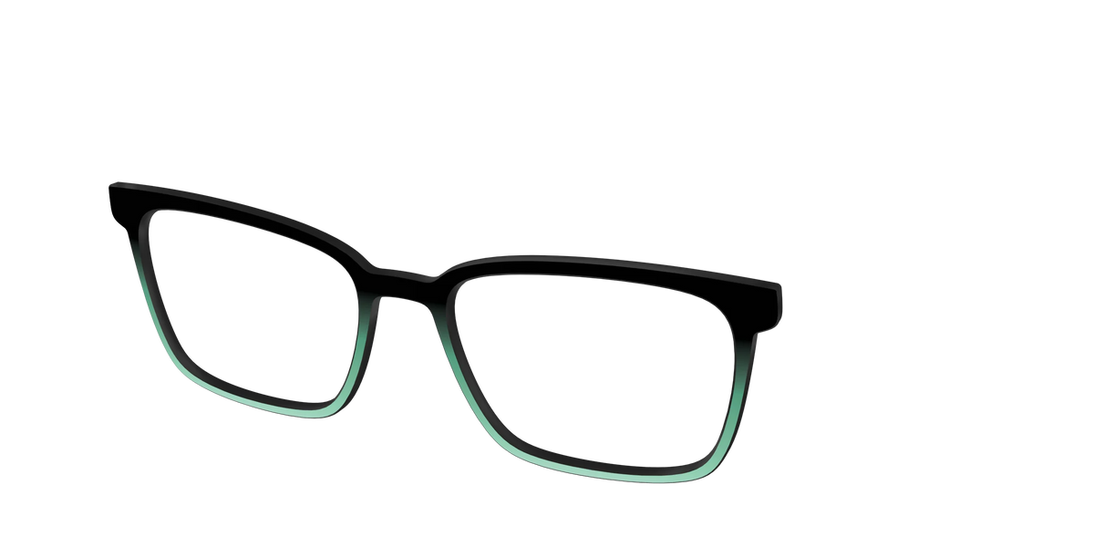 The Black to Spearmint Gradient