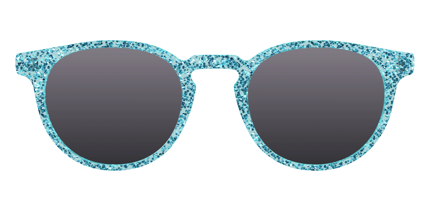 The Polarized Aquamarine Sparkle Sun Top