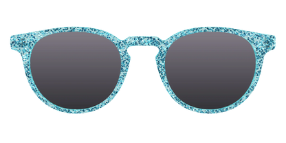 The Polarized Aquamarine Sparkle Sun Top