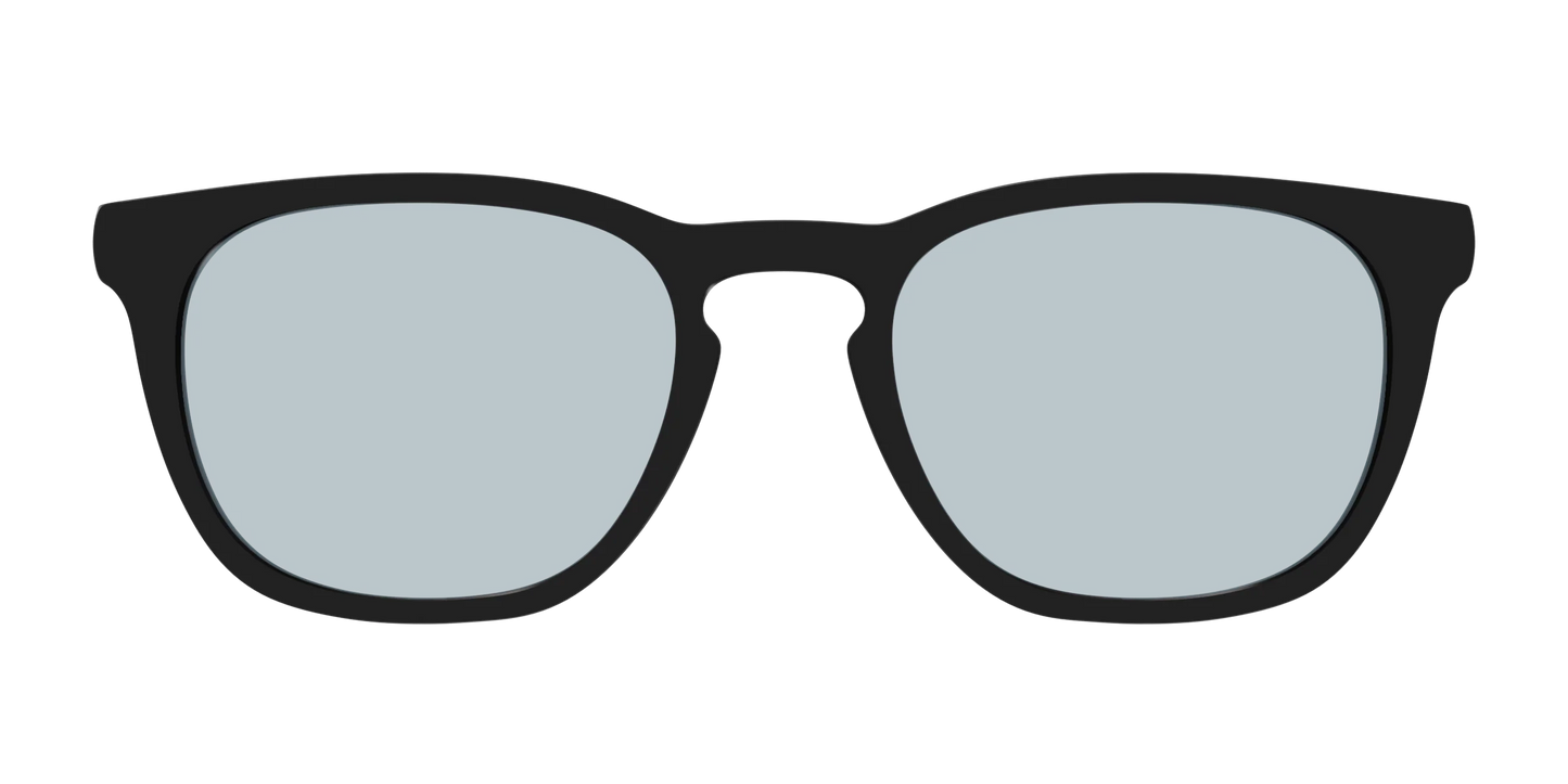 The Black With Slate Blue Lens