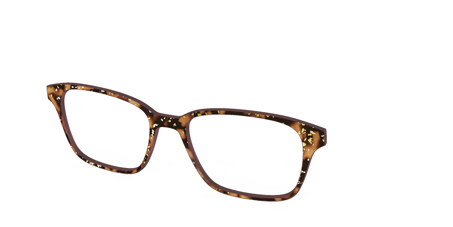 The Sandalwood Tortoise with Gold Foil