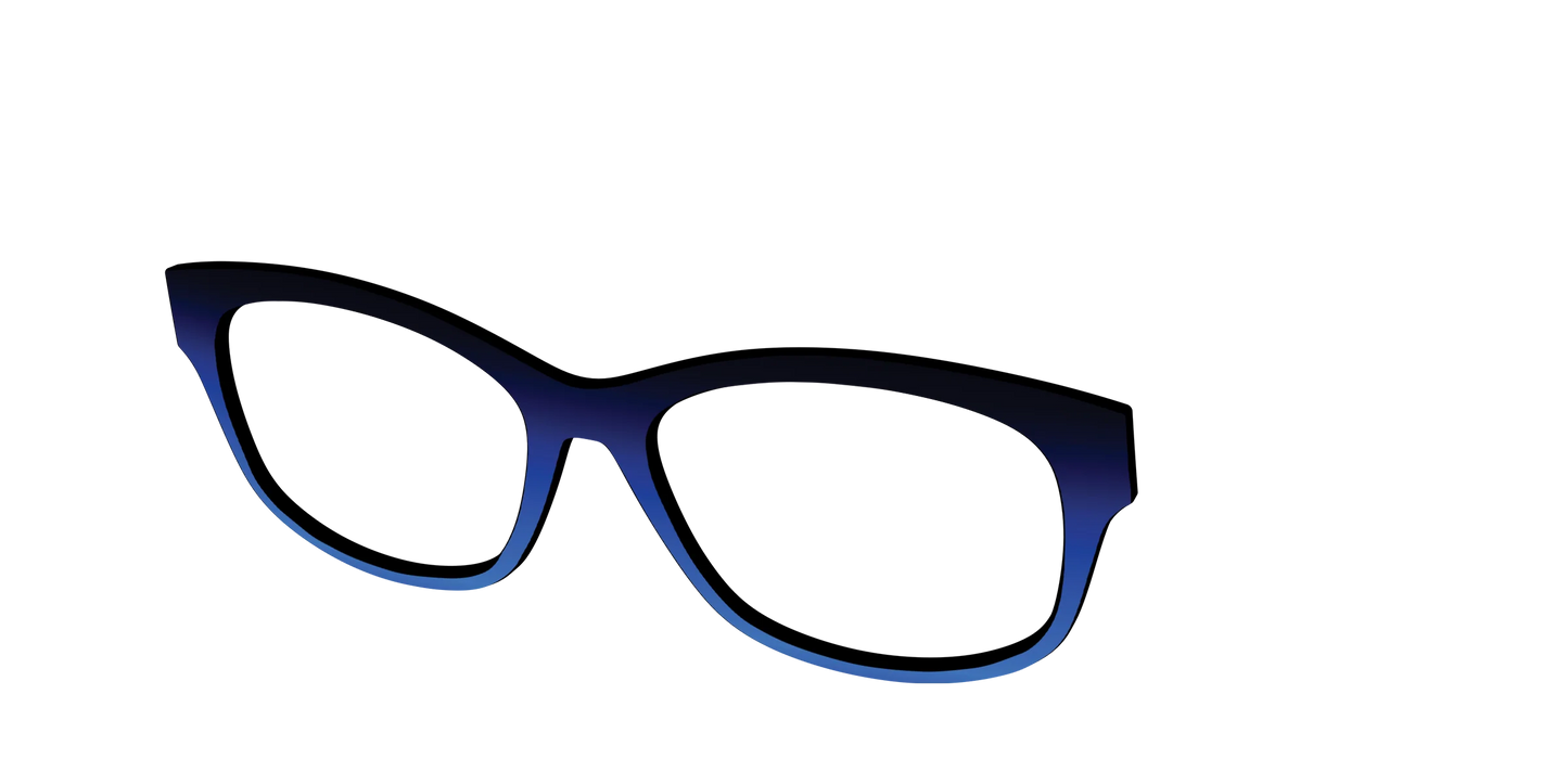 The Black to Blueberry Gradient