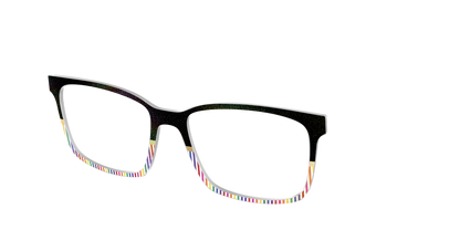 The Chic Pride Stripes Crystal with Gold Foil