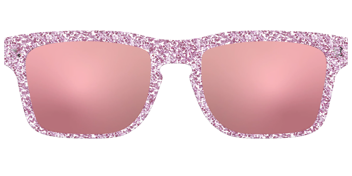 The Polarized Rose Gold Sparkle Sun Top