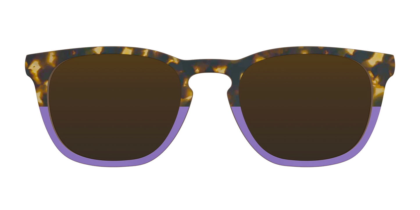 The Polarized Lavender Tortoise Split Sun Top