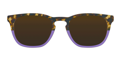 The Polarized Lavender Tortoise Split Sun Top