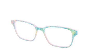 The Pastel Gradient with Holographic Hatching
