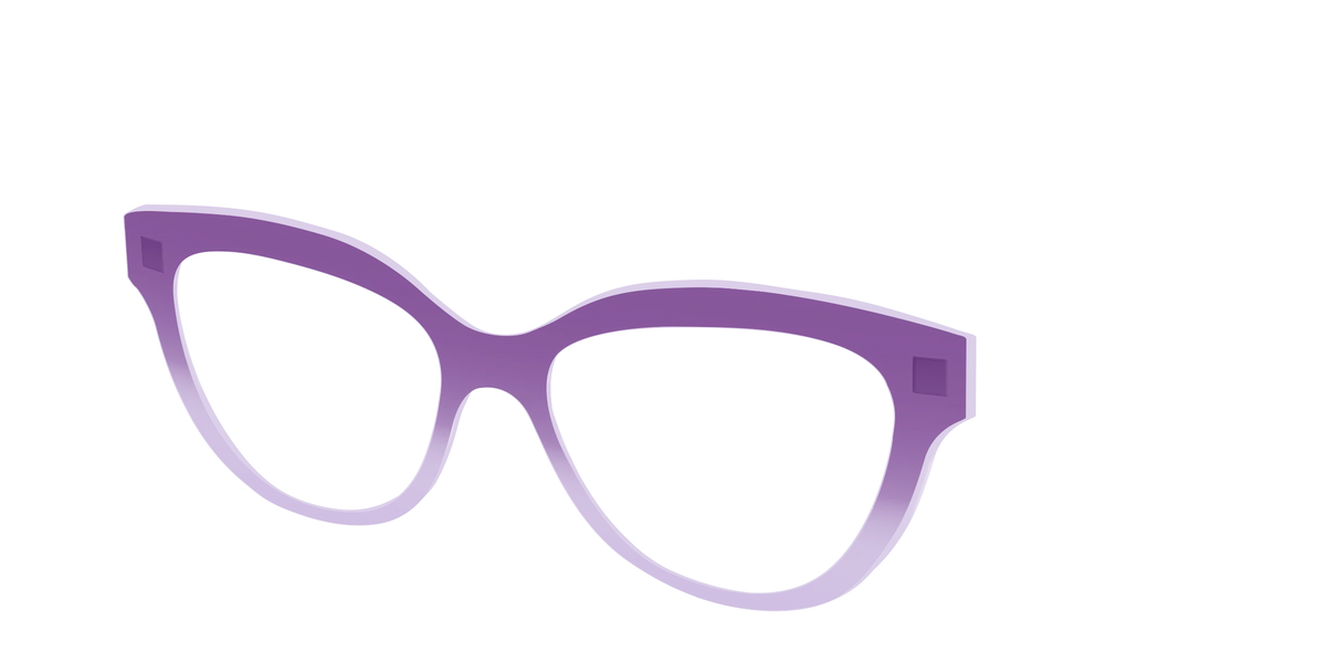 The Plum to Lilac Gradient Crystal