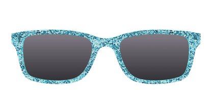 The Polarized Aquamarine Sparkle Sun Top