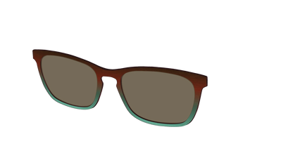 The Polarized Mahogany to Juniper Woodgrain Sun Top
