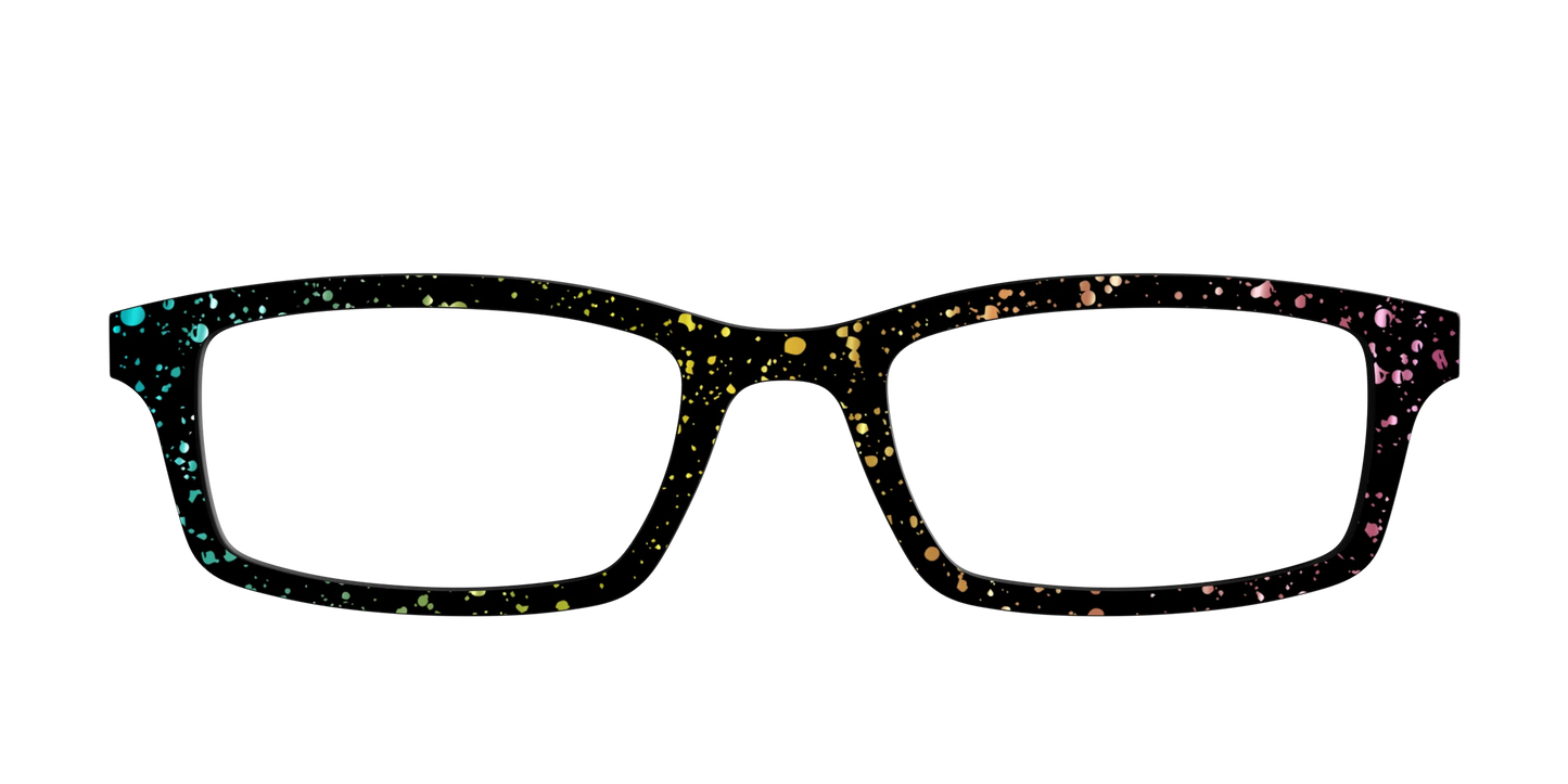 The Rainbow Foil Splatter