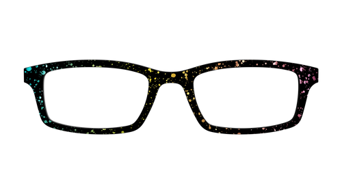The Rainbow Foil Splatter