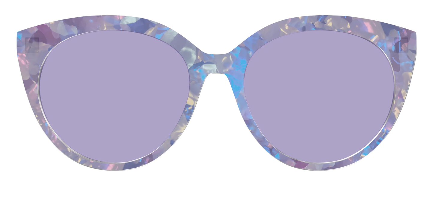 The Lavender Pearl Tort With Celestial Purple Lens