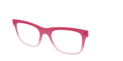 The Flamingo to Blush Gradient Crystal