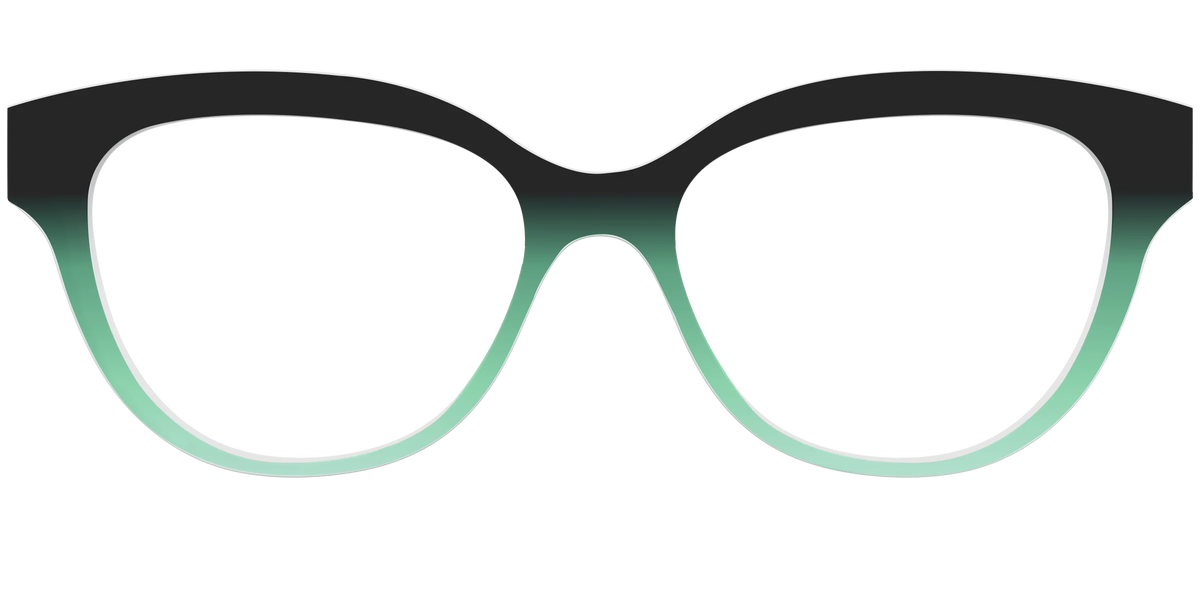 The Black to Spearmint Gradient