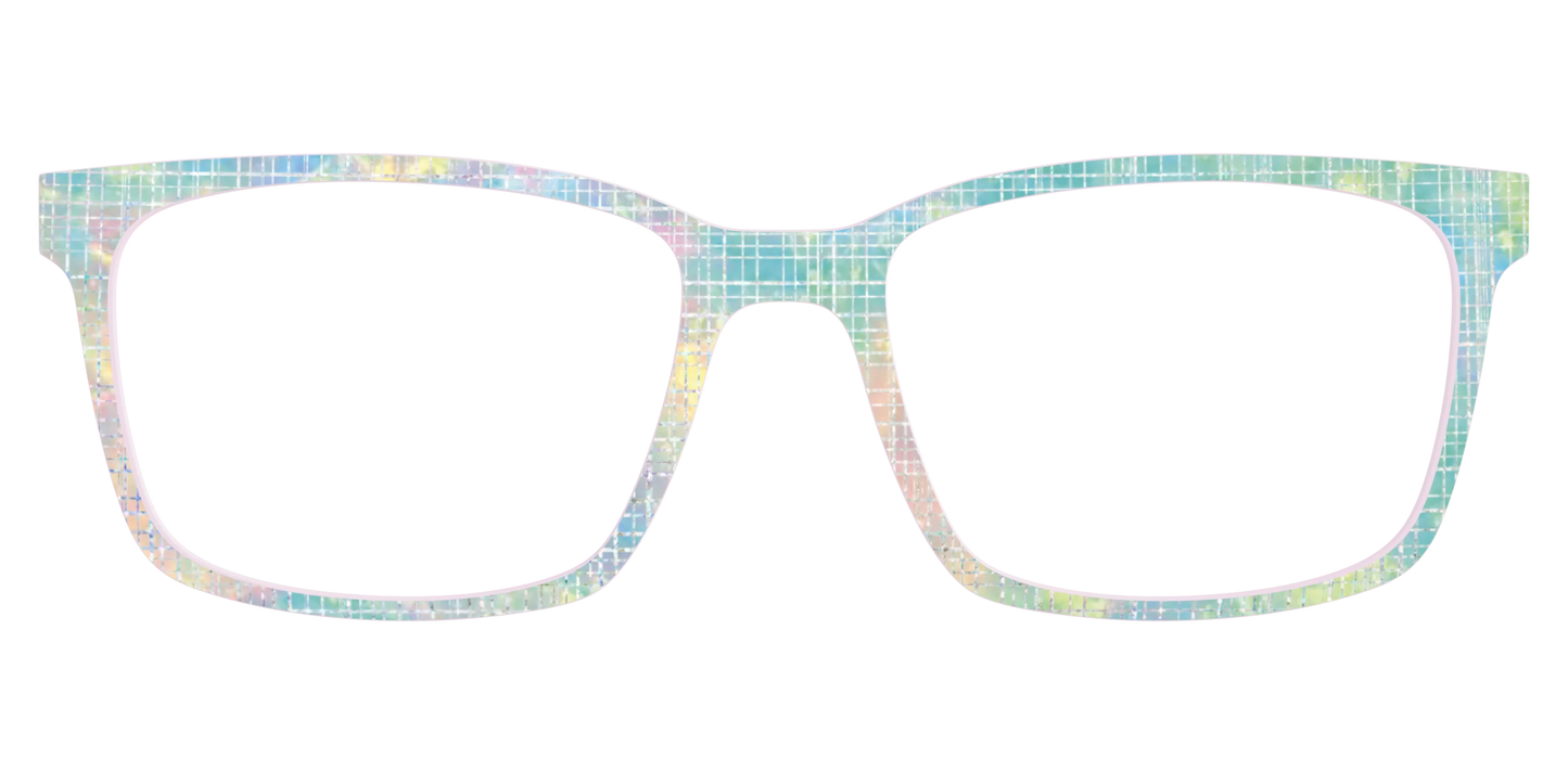 The Pastel Gradient with Holographic Hatching