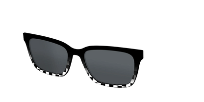 The Polarized Checkerboard Fade Sun Top