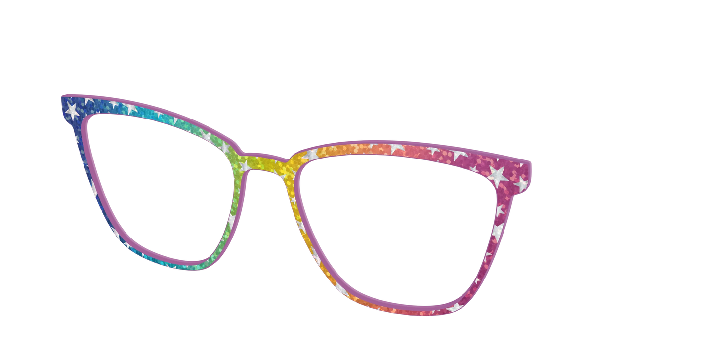 The Iridescent Rainbow Stars
