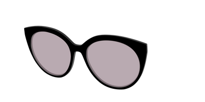 The Black with Gray Gaming Lens