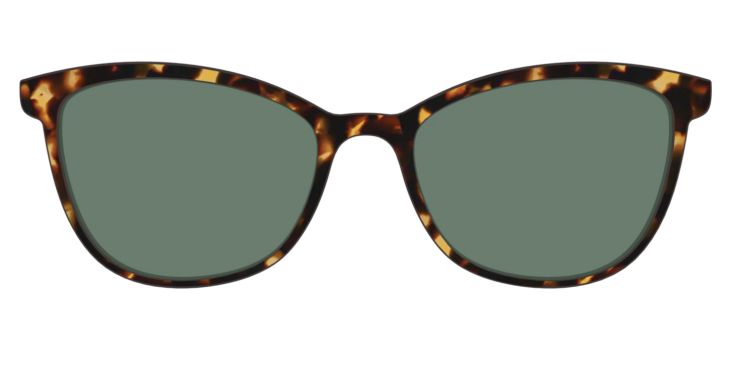 The Non-Polarized Green Tortoise Sun Top