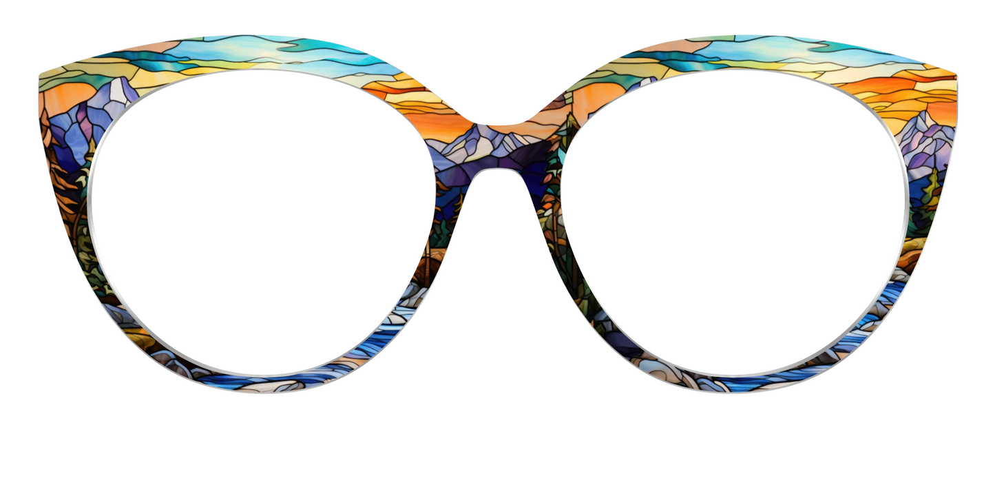 The Mountainscape Stained Glass