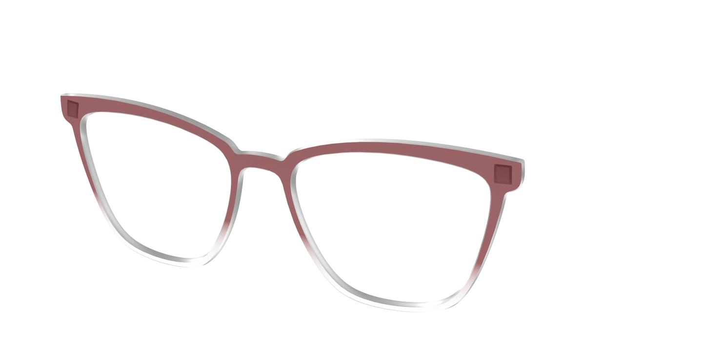 The Burgundy Gradient Crystal