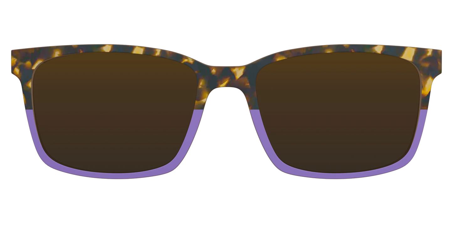The Polarized Lavender Tortoise Split Sun Top