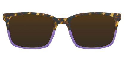 The Polarized Lavender Tortoise Split Sun Top