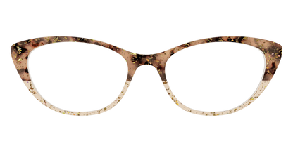The Khaki Tortoise Crystal Split with Gold Flakes