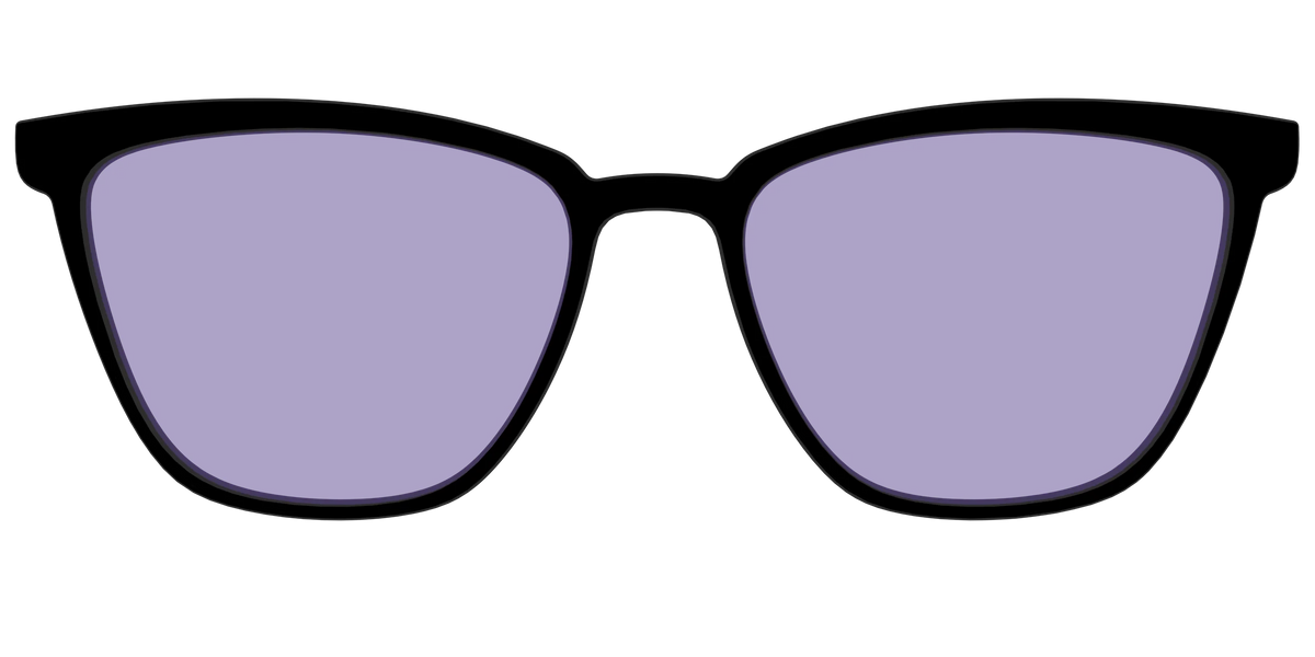 The Black With Celestial Purple Lens