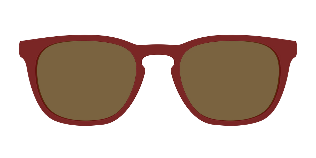 The Polarized Burgundy Sun Top