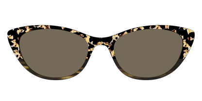 The Polarized Caramel Tortoise Horn Split Sun Top