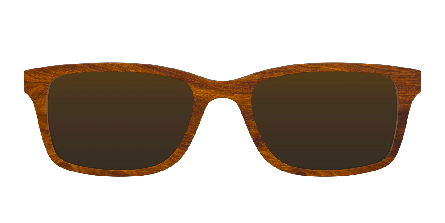 The Polarized Woodgrain Sun Top