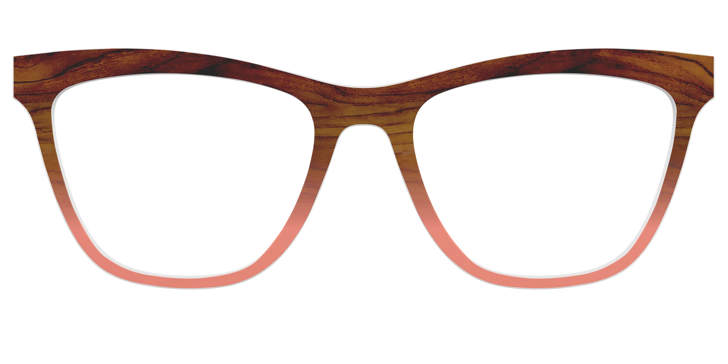 The Woodgrain to Peach Gradient