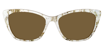 The Polarized Ivory Sand Pearl Shell Sun Top