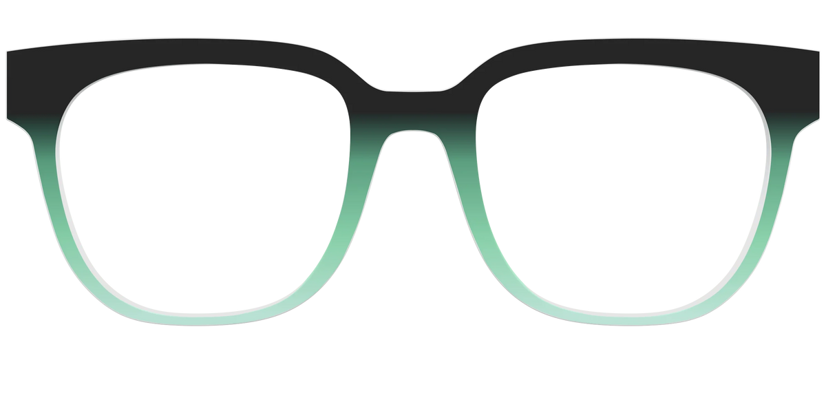 The Black to Spearmint Gradient
