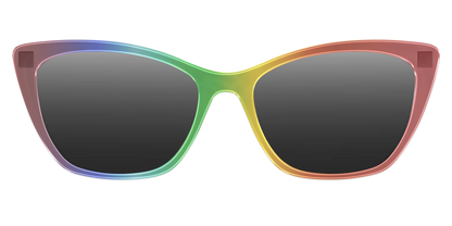 The Polarized Rainbow Gradient Sun Top