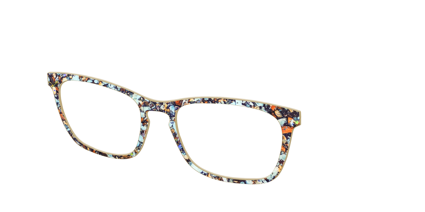 The Seashell Tortoise with Holographic Glitter