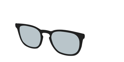 The Black With Slate Blue Lens