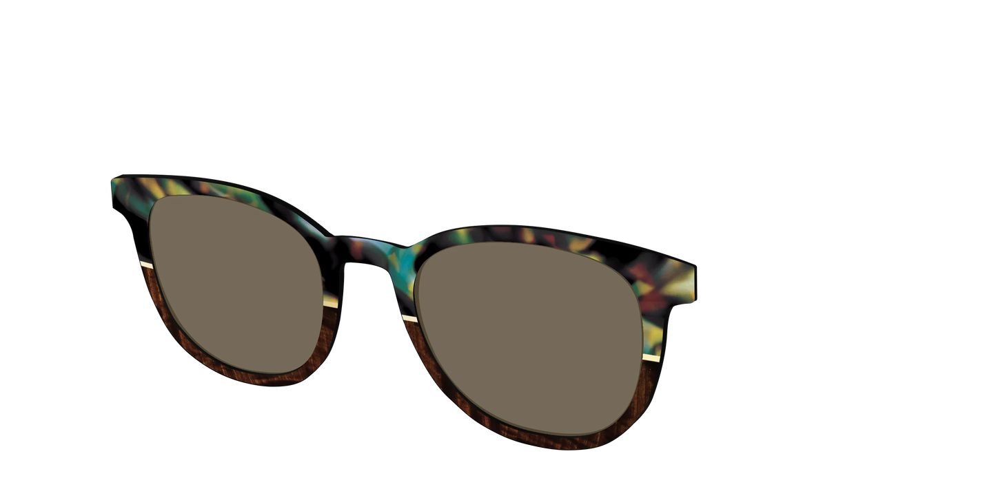 The Polarized Mirage Split with Gold Foil Sun Top