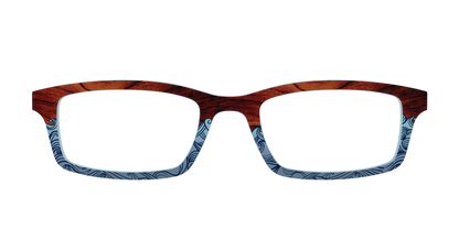 The Blue Wood Waves Crystal