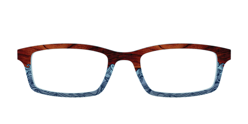 The Blue Wood Waves Crystal