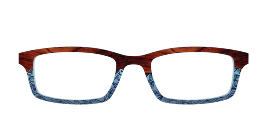 The Blue Wood Waves Crystal