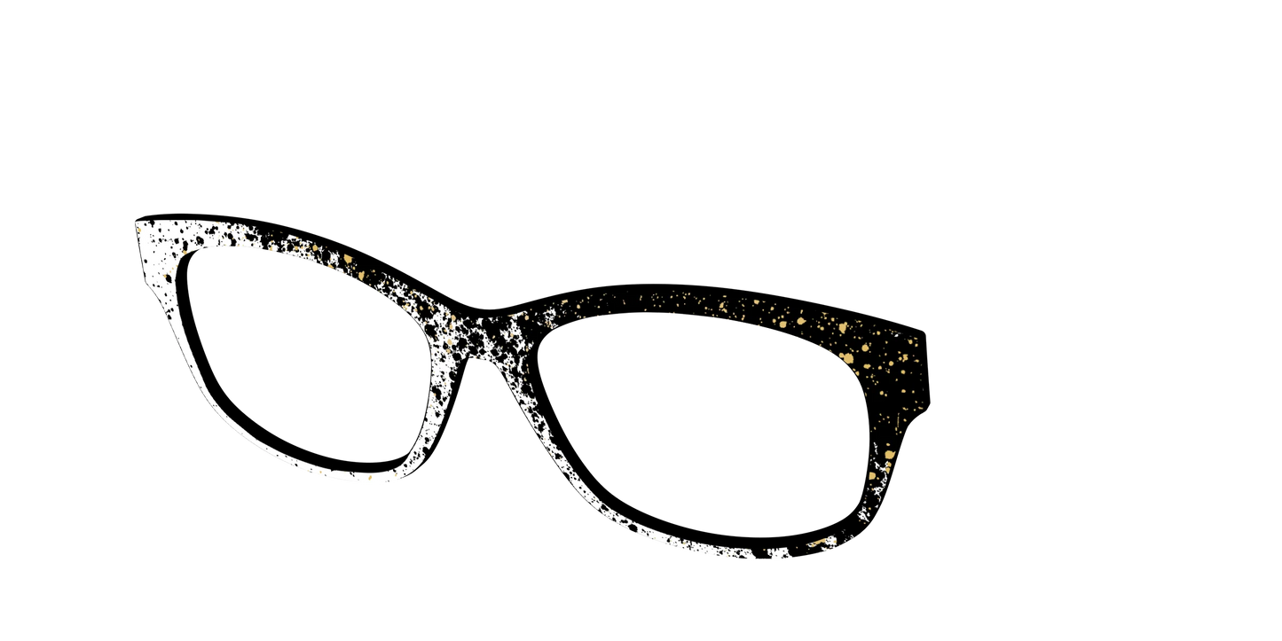 The Black & White Splatter